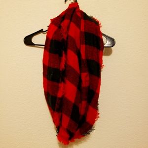 Red Plaid Scarf